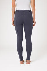 Bryczesy Horze Active z silikonem Pearl Grey