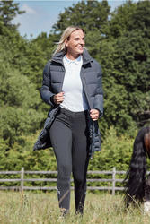 Bryczesy Horze Active z silikonem Pearl Grey