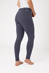 Bryczesy Horze Active z silikonem Pearl Grey