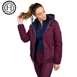 Kurtka Harcour Jamit dwustronna Navy/Burgundy