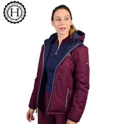 Kurtka Harcour Jamit dwustronna Navy/Burgundy