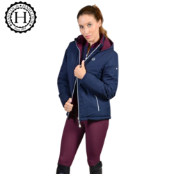 Kurtka Harcour Jamit dwustronna Navy/Burgundy