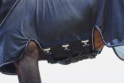 Derka Eskadron Platinum Pure siatkowa Fly Detach-Neck Navy