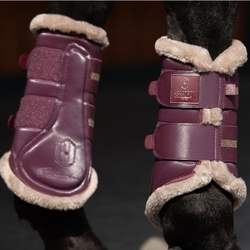 Ochraniacze Eskadron Heritage Glamslate Faux Fur Cassis