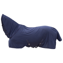 Derka siatkowa Covalliero z kapturem dark navy