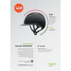 KASK Star Lady Chrome Anima Swarovski Riviera Black-Black-Graphite Mix