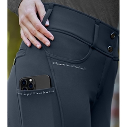 Bryczesy damskie ELT Mathilda Glam High Waist granatowe