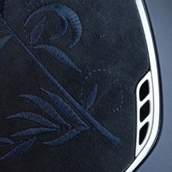 Kask Samshield Miss Shield 2.0 Shadowmatt Blue Flower Embrodery M - bez wkładki