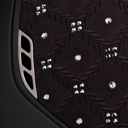 Kask Samshield Shadowmatt 2.0 Royal Flower Swarovski Black M - bez wkładki