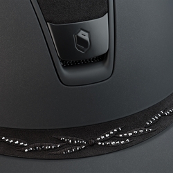 Kask Samshield Miss Shield 2.0 Shadowmatt Alcantara/Flower Swarovski Black