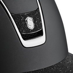 Kask Samshield Miss Shield 2.0 Shadowmatt Black/Crystal Fabric Black Blazon+Band