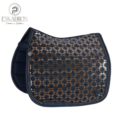 Czaprak Eskadron Platinum Glossy Chain Crystal Atlantic Blue