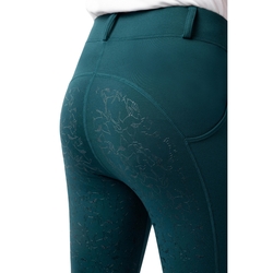 Legginsy Horze Dea Thermo Tights dziecięce Dark Sea Green