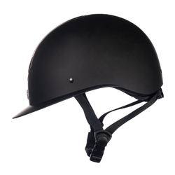 Kask HKM Illusion czarny/srebrny połysk