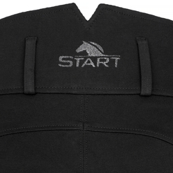 Bryczesy Start z lejem silikonowym Derby Black