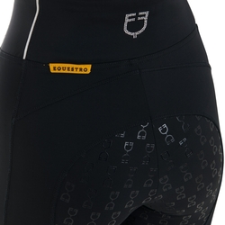Legginsy Equestro Slim Fit Rhinestones Black