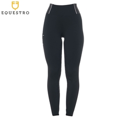 Legginsy Equestro Slim Fit Rhinestones Black