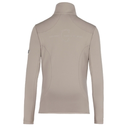 Bluza treningowa Covalliero SS25 damska beige