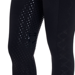 Legginsy Equestro Perforated młodzieżowe Black