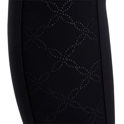 Legginsy Equestro Perforated młodzieżowe Black 