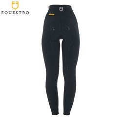 Legginsy Equestro Slim Fit Rhinestones Black