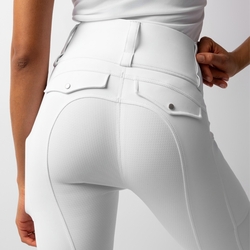 Legginsy Horze Anya damskie białe