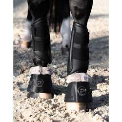 Kaloszki Eskadron Platinum Softslate Faux Fur Black