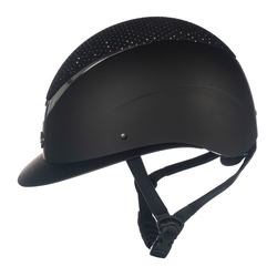 Kask HKM Alarion Diamond czarny/srebrny
