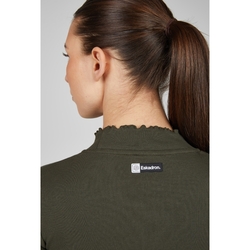 Bluzka Eskadron Fashion Dynamic Turtleneck Rib Deep Green
