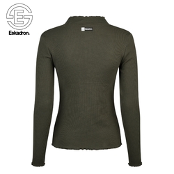 Bluzka Eskadron Fashion Dynamic Turtleneck Rib Deep Green