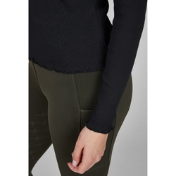 Bluzka Eskadron Fashion Dynamic Turtleneck Rib Black