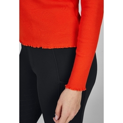 Bluzka Eskadron Fashion Dynamic Turtleneck Rib Poppy Red