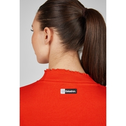 Bluzka Eskadron Fashion Dynamic Turtleneck Rib Poppy Red