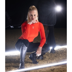 Bluzka Eskadron Fashion Dynamic Turtleneck Rib Poppy Red