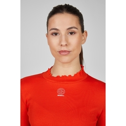 Bluzka Eskadron Fashion Dynamic Turtleneck Rib Poppy Red