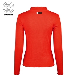 Bluzka Eskadron Fashion Dynamic Turtleneck Rib Poppy Red