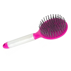 Szczotka do grzywy i ogona Start Holo pink