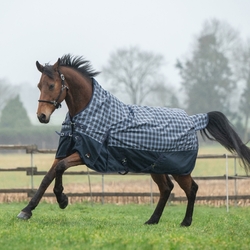 Derka padokowa HKM highneck Glasgow z polarem navy check