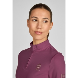 Bluzka Eskadron Fashion Heritage Half-Zip Shirt Wildberry