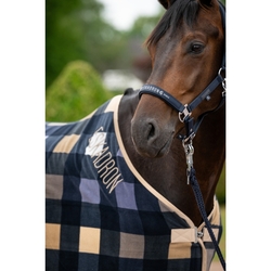 Derka Eskadron Classic Sports Fleece Check Navy/Sierra/Orchid/White