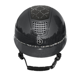 Kask Fair Play Quantinum Spotlight Shiny Silver W-V czarny