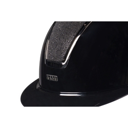 Kask HKM Lady Shield Brillant czarny/srebrny