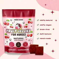 Smakołyki Candy Horse Jelly Horse - wiśnia + kardamon