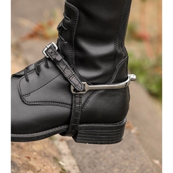 Paski skórzane do ostróg Waldhausen Croco Black