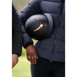 Kask HKM Alarion Basic czarny/rosegold