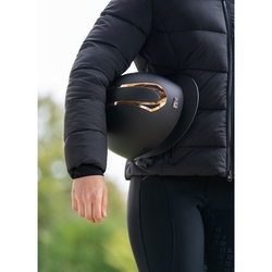 Kask HKM Illusion Basic czarny/rosegold