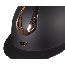Kask HKM Illusion Basic czarny/rosegold