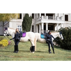 Czaprak HKM Lugano Elegant czarny/lila