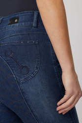 Bryczesy Horze Kaia Denim Blue