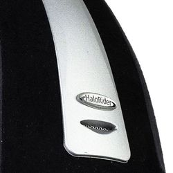 Kask Halorider Horze czarny ze srebrnym przodem